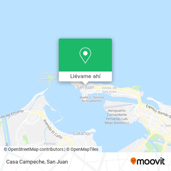 Mapa de Casa Campeche