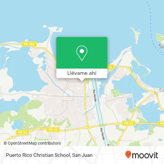 Mapa de Puerto Rico Christian School