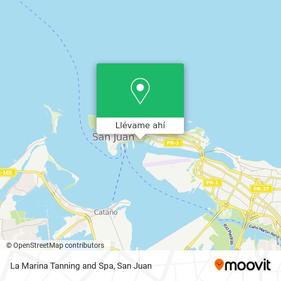 Mapa de La Marina Tanning and Spa