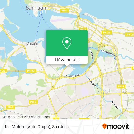 Mapa de Kia Motors (Auto Grupo)