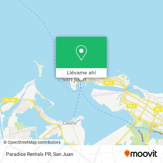 Mapa de Paradise Rentals PR