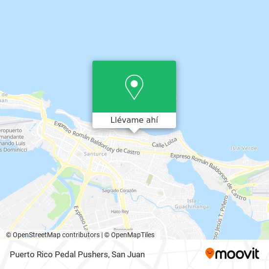Mapa de Puerto Rico Pedal Pushers
