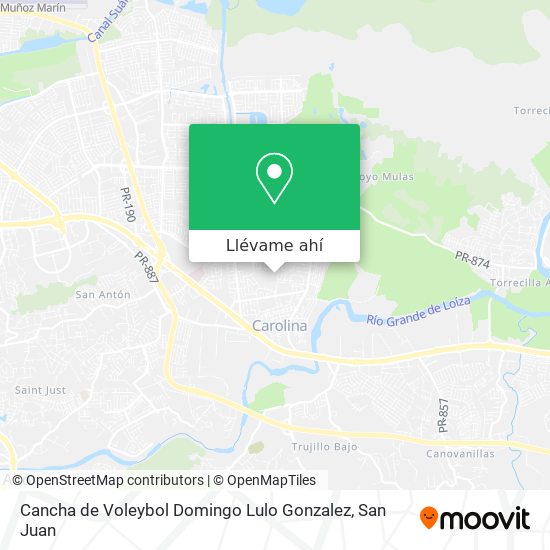 Mapa de Cancha de Voleybol Domingo  Lulo  Gonzalez