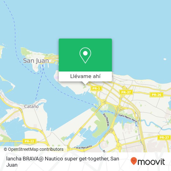 Mapa de lancha BRAVA@ Nautico super get-together