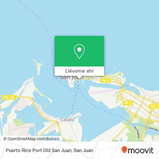 Mapa de Puerto Rico Port Old San Juan