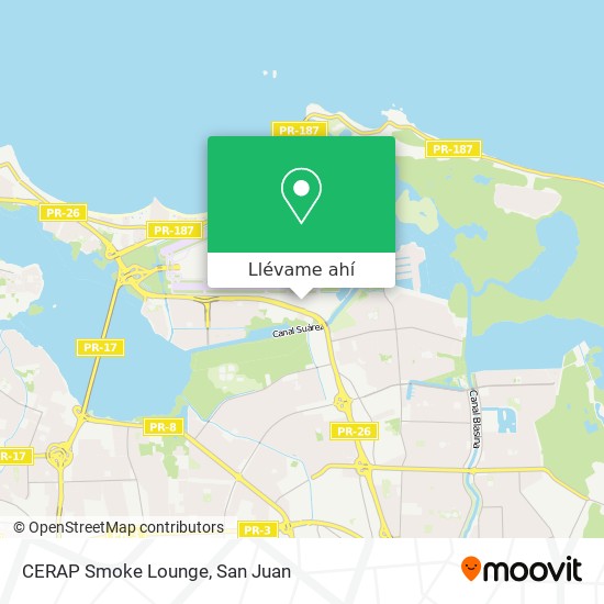 Mapa de CERAP  Smoke Lounge