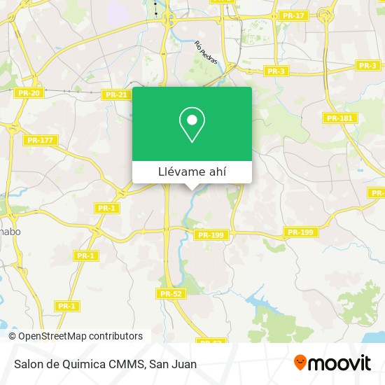 Mapa de Salon de Quimica CMMS