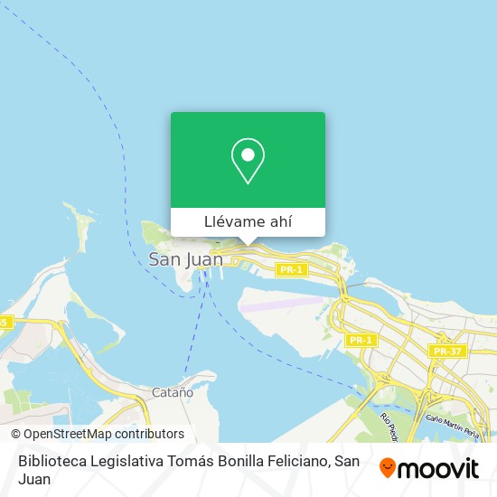 Mapa de Biblioteca Legislativa Tomás Bonilla Feliciano