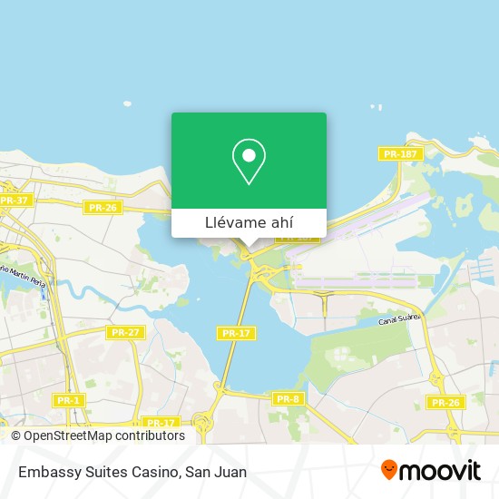 Mapa de Embassy Suites Casino