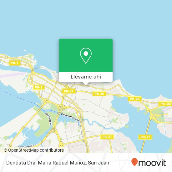 Mapa de Dentista Dra. María Raquel Muñoz
