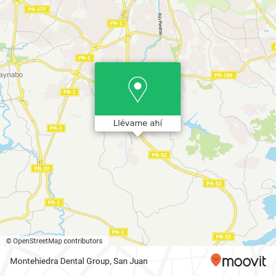 Mapa de Montehiedra Dental Group