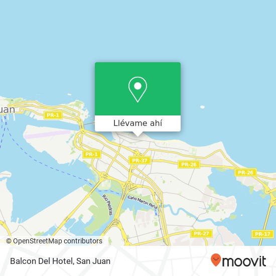 Mapa de Balcon Del Hotel