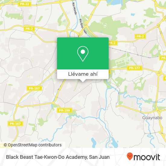 Mapa de Black Beast Tae-Kwon-Do Academy