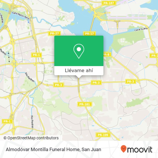 Mapa de Almodóvar Montilla Funeral Home