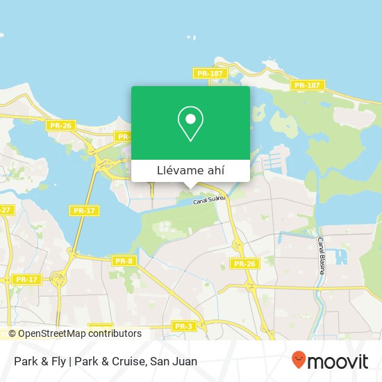 Mapa de Park & Fly | Park & Cruise