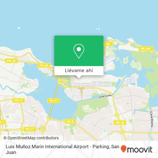 Mapa de Luis Muñoz Marin International Airport - Parking