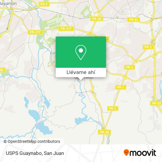 Mapa de USPS Guaynabo