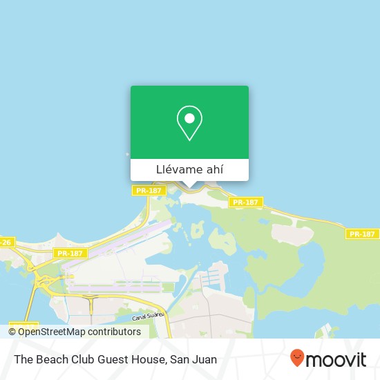 Mapa de The Beach Club Guest House