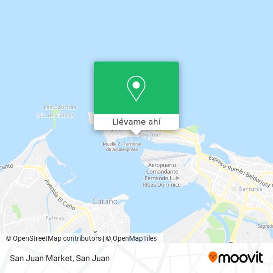 Mapa de San Juan Market