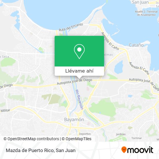 Mapa de Mazda de Puerto Rico
