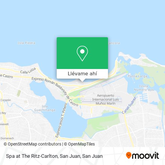 Mapa de Spa at The Ritz-Carlton, San Juan