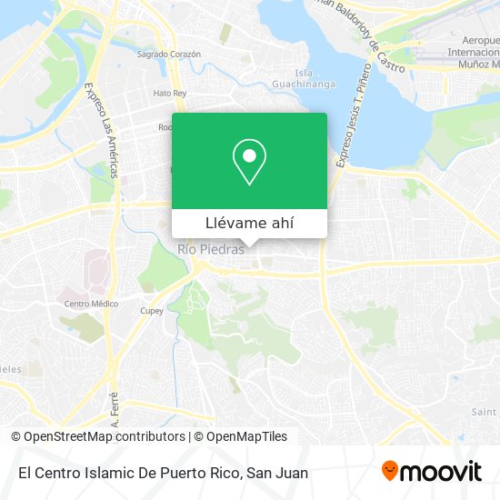 Mapa de El Centro Islamic De Puerto Rico