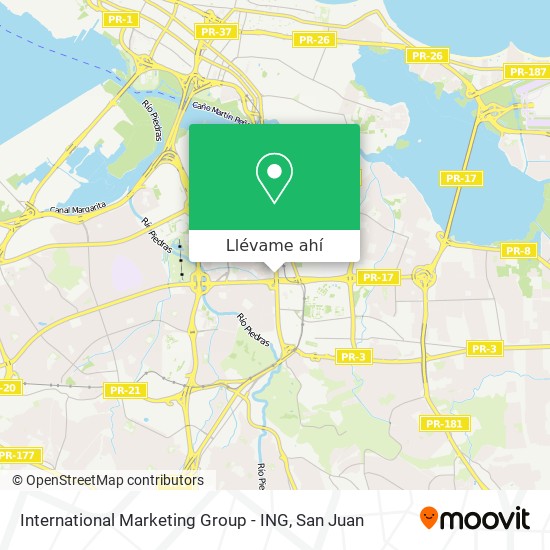Mapa de International Marketing Group - ING