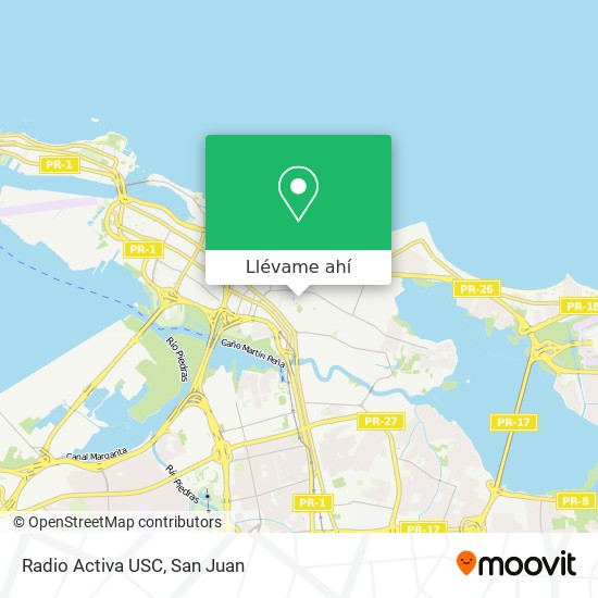 Mapa de Radio Activa USC