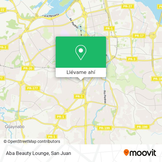 Mapa de Aba Beauty Lounge