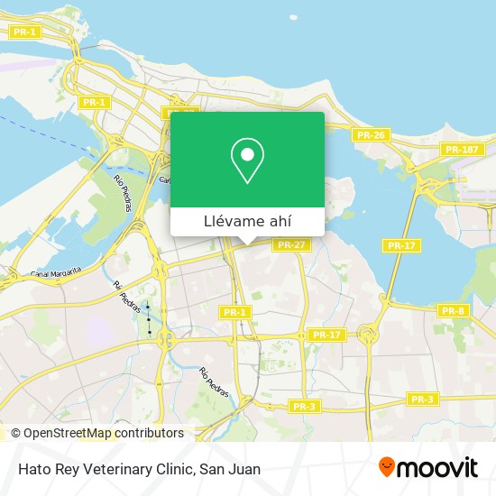 Mapa de Hato Rey Veterinary Clinic