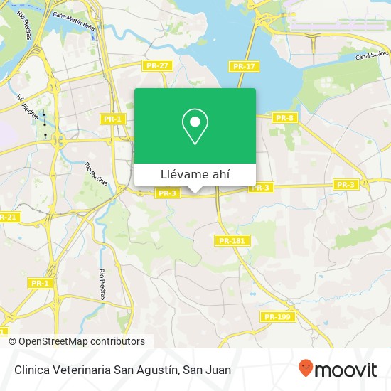 Mapa de Clinica Veterinaria San Agustín