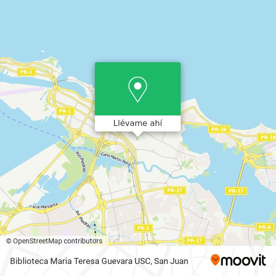 Mapa de Biblioteca Maria Teresa Guevara USC