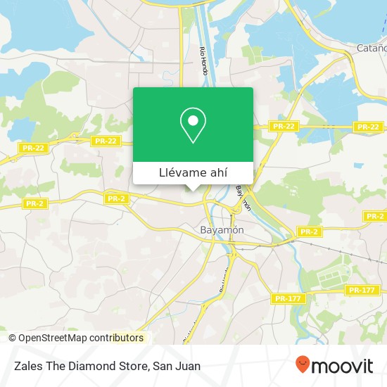 Mapa de Zales The Diamond Store