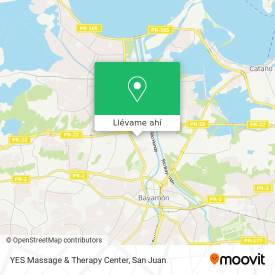 Mapa de YES Massage & Therapy Center