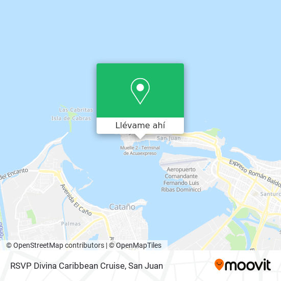 Mapa de RSVP Divina Caribbean Cruise