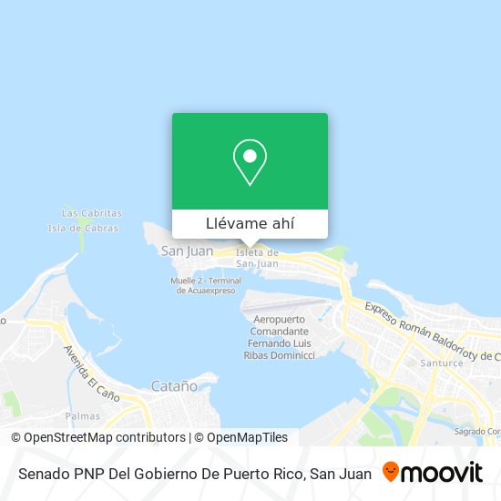 Mapa de Senado PNP Del Gobierno De Puerto Rico