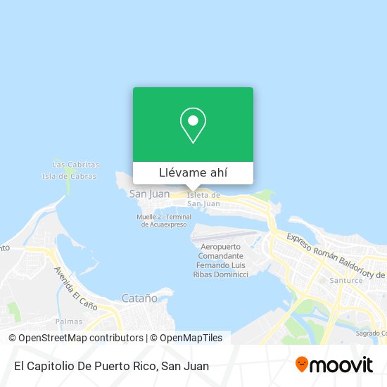 Mapa de El Capitolio De Puerto Rico