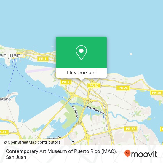 Mapa de Contemporary Art Museum of Puerto Rico (MAC)