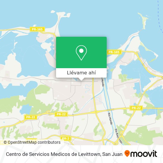Mapa de Centro de Servicios Medicos de Levittown