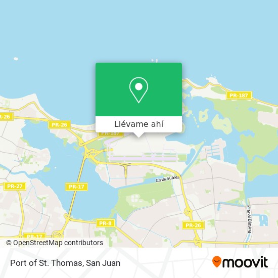 Mapa de Port of St. Thomas