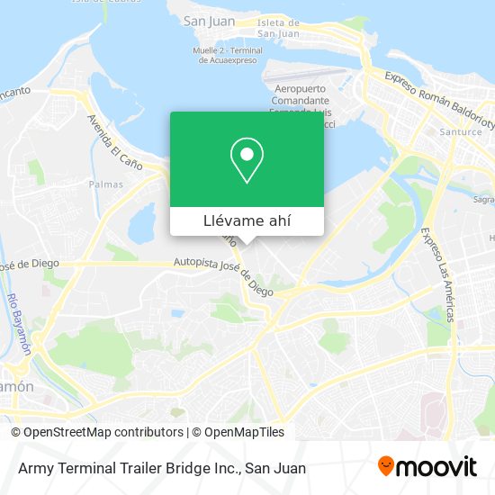 Mapa de Army Terminal Trailer Bridge Inc.