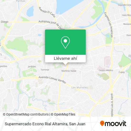 Mapa de Supermercado Econo Rial Altamira