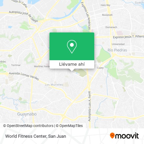 Mapa de World Fitness Center