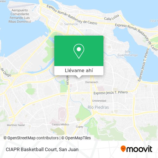 Mapa de CIAPR Basketball Court