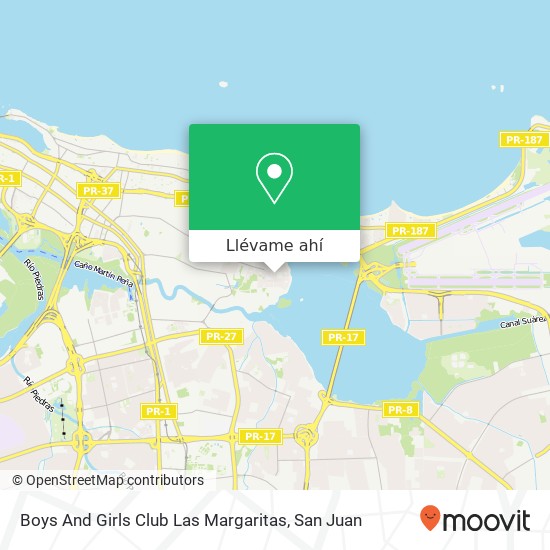 Mapa de Boys And Girls Club Las Margaritas