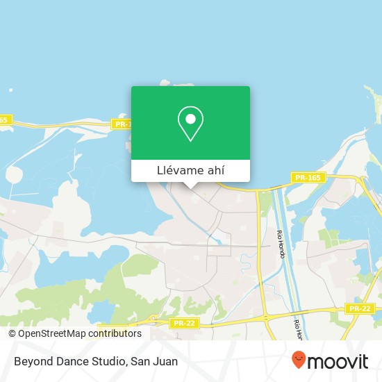 Mapa de Beyond Dance Studio