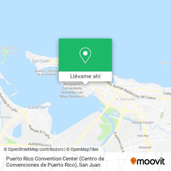 Mapa de Puerto Rico Convention Center (Centro de Convenciones de Puerto Rico)