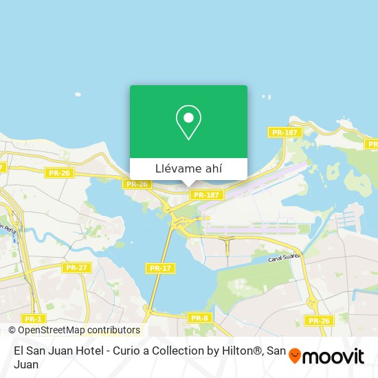 Mapa de El San Juan Hotel - Curio a Collection by Hilton®