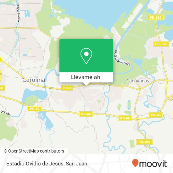 Mapa de Estadio Ovidio de Jesus