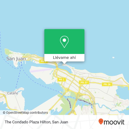 Mapa de The Condado Plaza Hilton